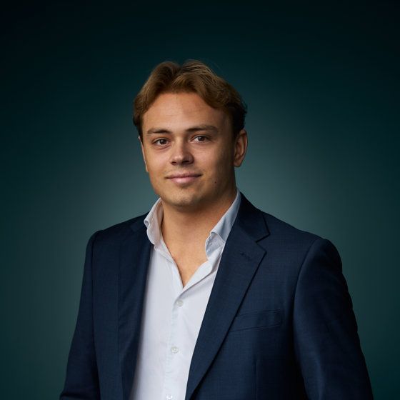 Portrett av eiendomsmeglerfullmektig Martin Osuldsen Pettersen