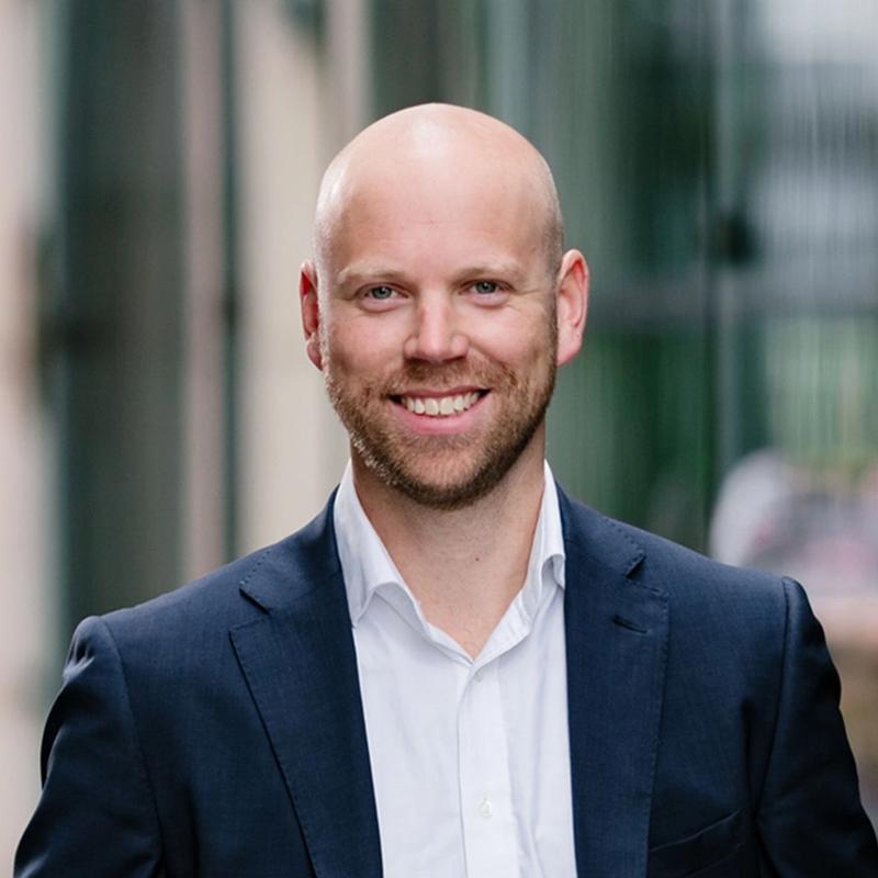 Portrett av eiendomsmegler Erlend Sørlie