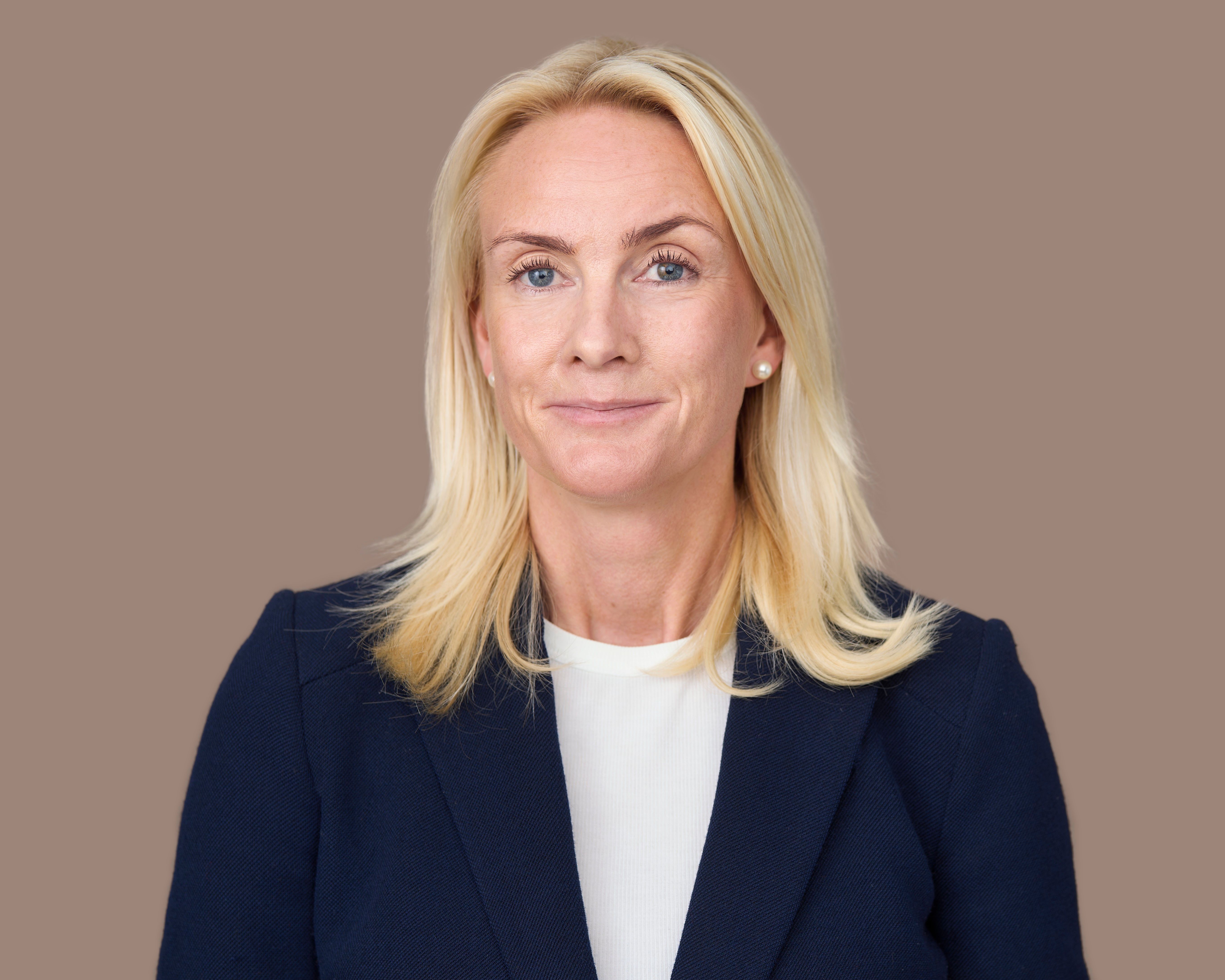 Portrett av eiendomsmegler Kjerstin Falkum