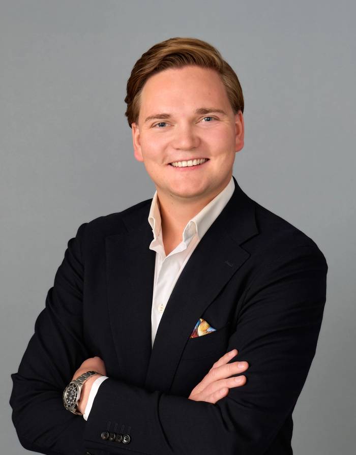 Portrett av eiendomsmegler Jonas Ekse Hovland