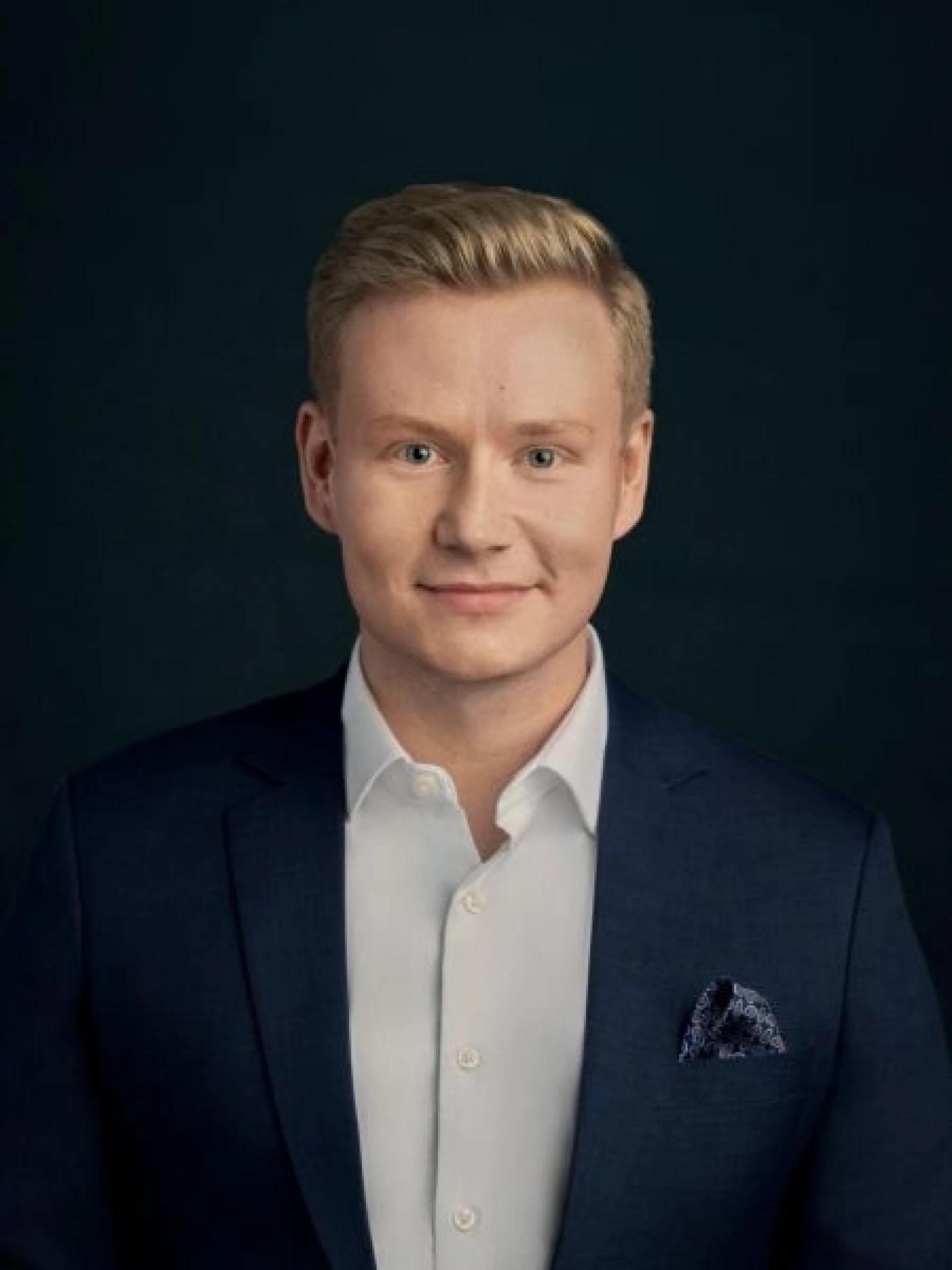 Portrett av eiendomsmegler Petter Eia Haavi