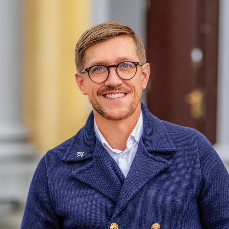 Portrett av eiendomsmegler Marius Wang