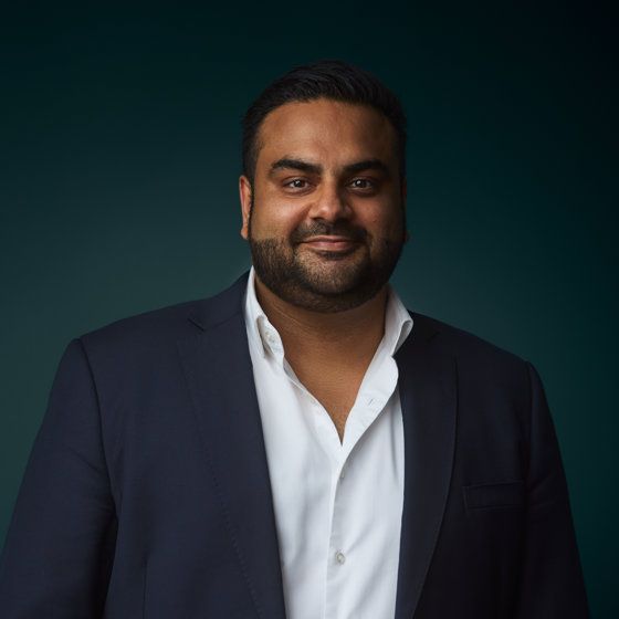 Portrett av eiendomsmegler Kapil Sarna