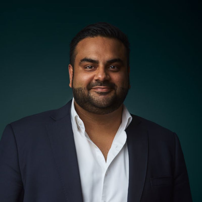 Portrett av eiendomsmegler Kapil Sarna