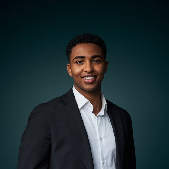 Portrett av eiendomsmeglerfullmektig Abdullahi Abdi Rashiid Ali