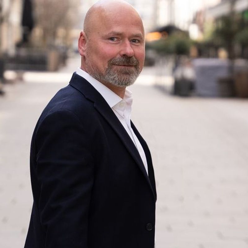 Portrett av eiendomsmegler Jan Erik Ellefsrud