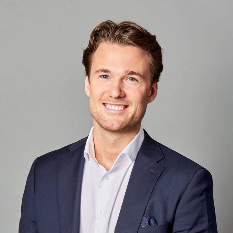 Portrett av eiendomsmegler Jon Henrik Mathisen