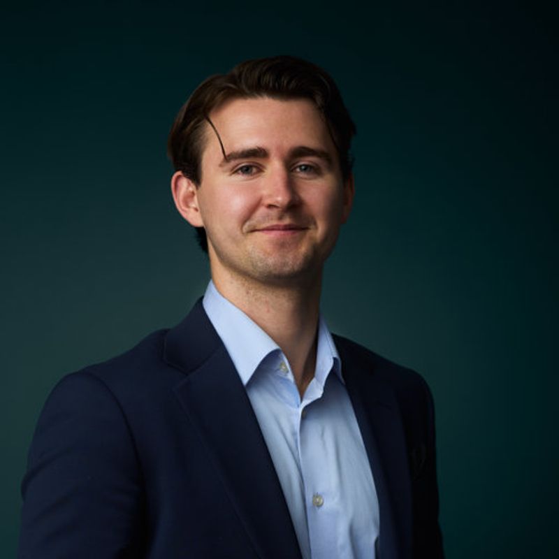 Portrett av eiendomsmeglerfullmektig Edvard Rossland