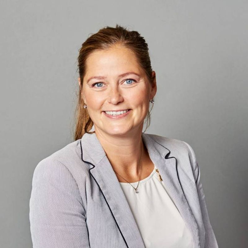 Portrett av eiendomsmegler Maria S Thorbjørnsen