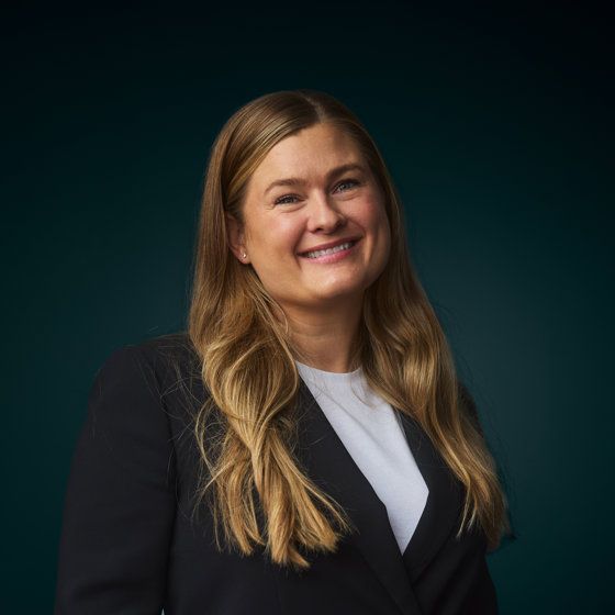 Portrett av eiendomsmegler Therese Hjelm Skaug