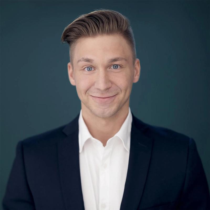 Portrett av eiendomsmegler Espen A. Johnsen