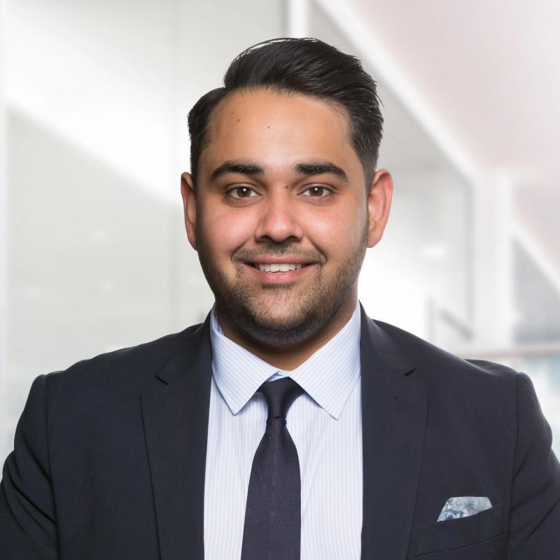 Portrett av eiendomsmegler Mohsin Ali