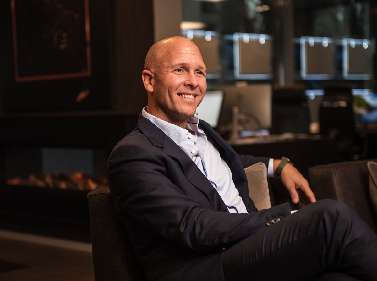 Portrett av eiendomsmegler Fredrik Dyve