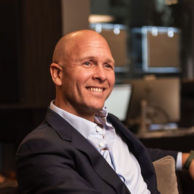 Portrett av eiendomsmegler Fredrik Dyve