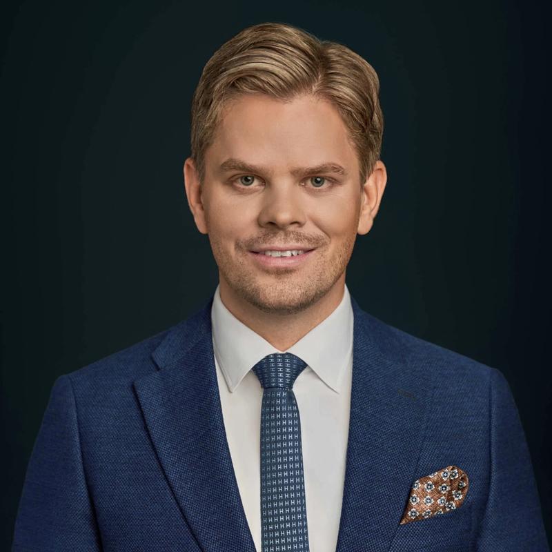 Portrett av eiendomsmegler Christian Halvorsen
