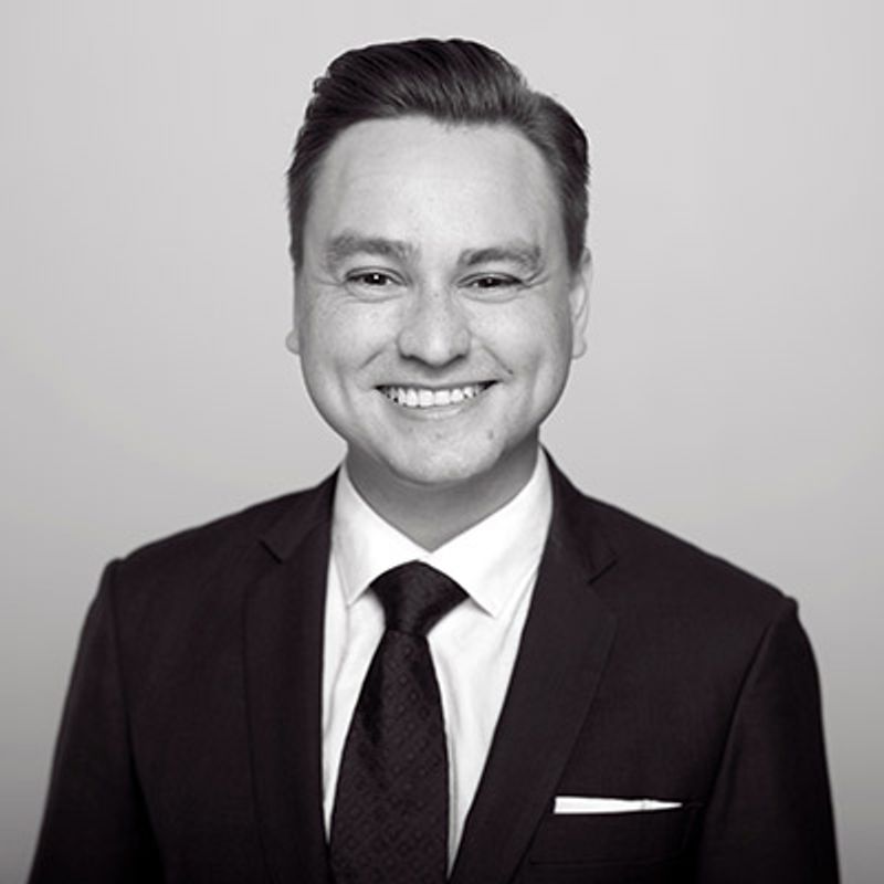 Portrett av eiendomsmegler Viktor Wiese