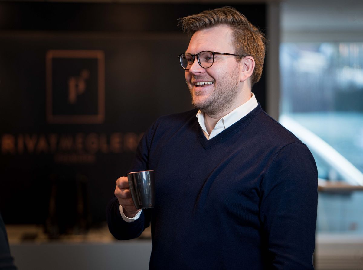 Portrett av eiendomsmegler Petter Løsåmoen