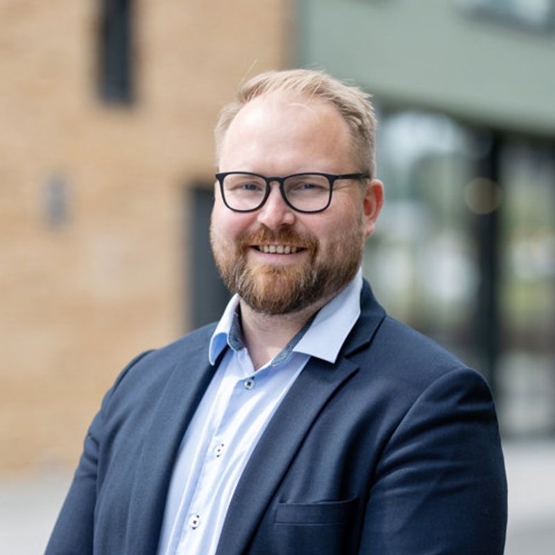 Portrett av eiendomsmegler Michael Pindsle