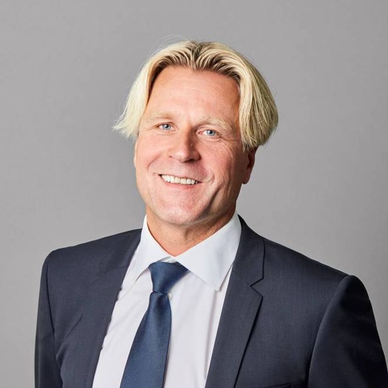 Portrett av eiendomsmegler Bård-Christer Harridsleff