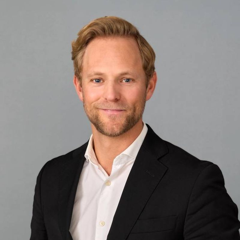 Portrett av eiendomsmegler Tom Martinsen