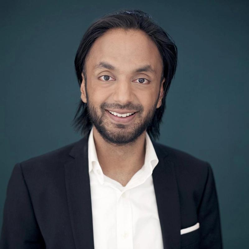 Portrett av eiendomsmegler Haleem Wahid
