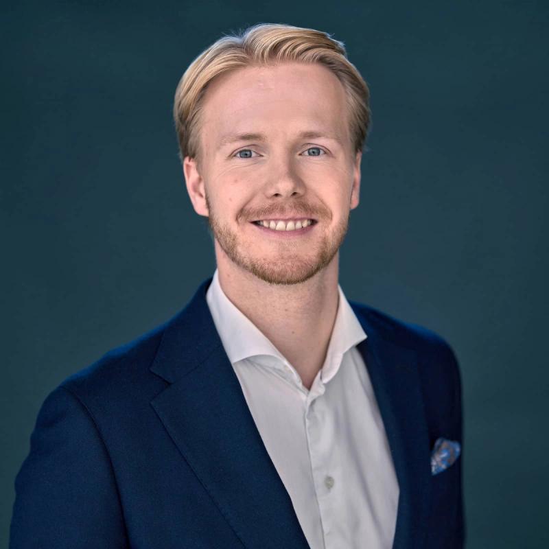 Portrett av eiendomsmegler Joachim Lindhjem