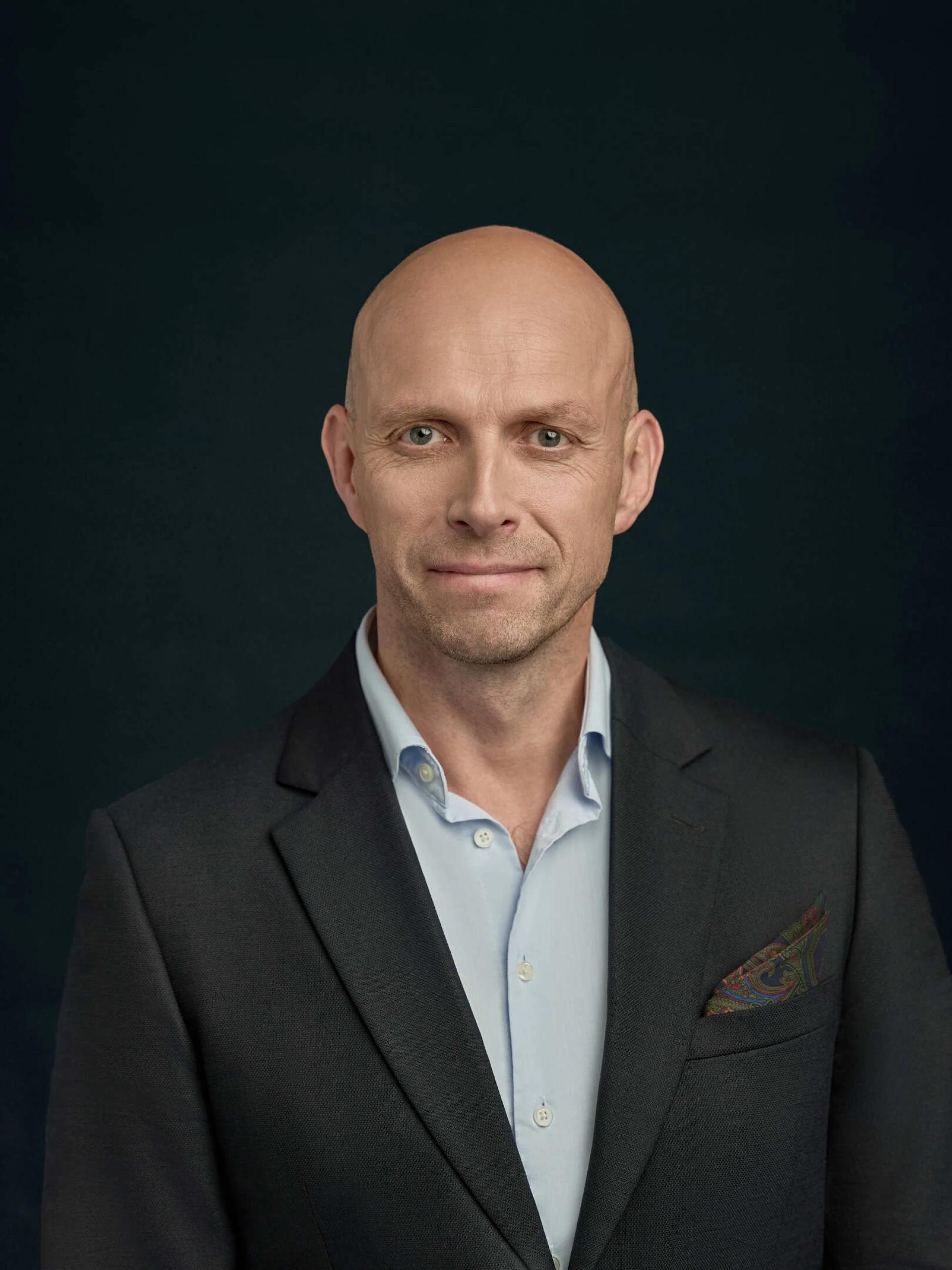 Portrett av eiendomsmegler Erlend Opheim