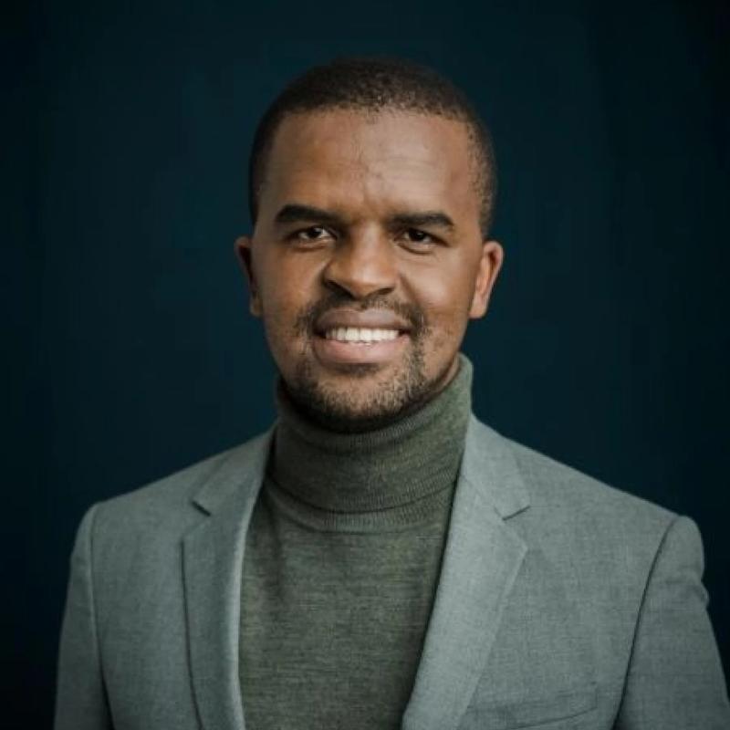 Portrett av eiendomsmegler Vincent Mabuza
