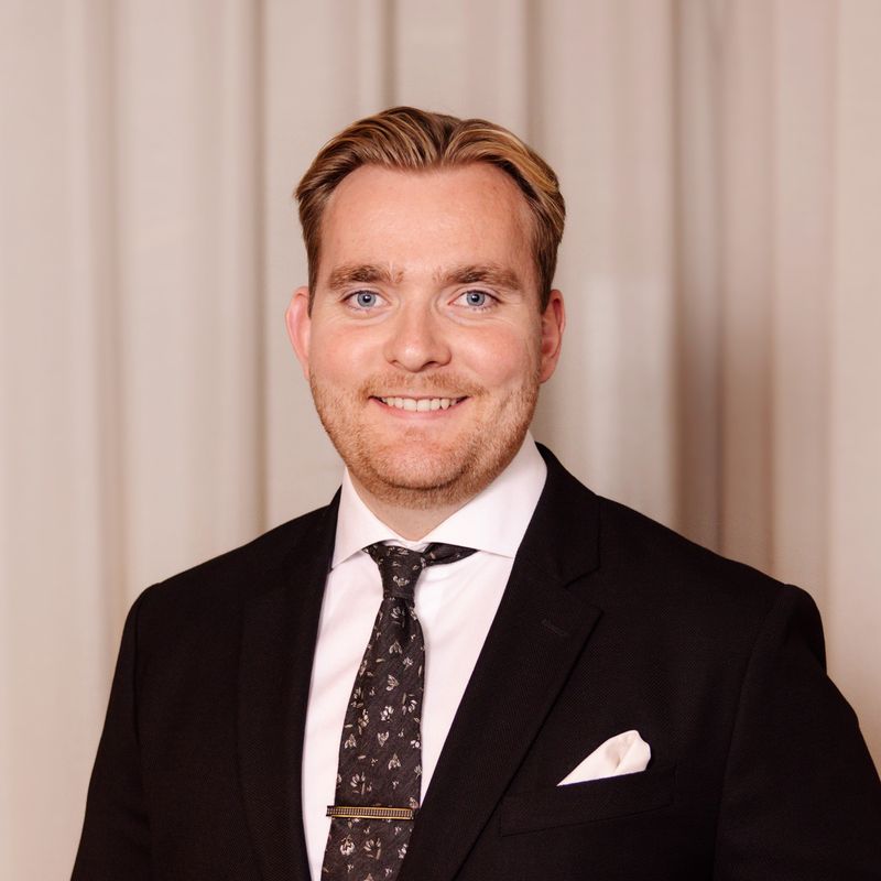 Portrett av eiendomsmegler Reidar Brusletten