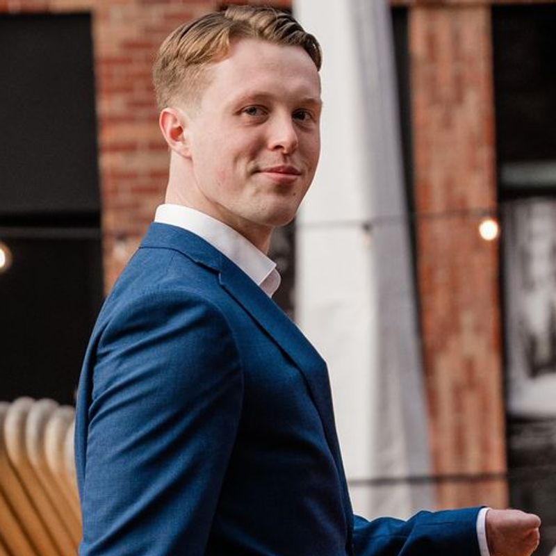 Portrett av eiendomsmegler Didrik Hov