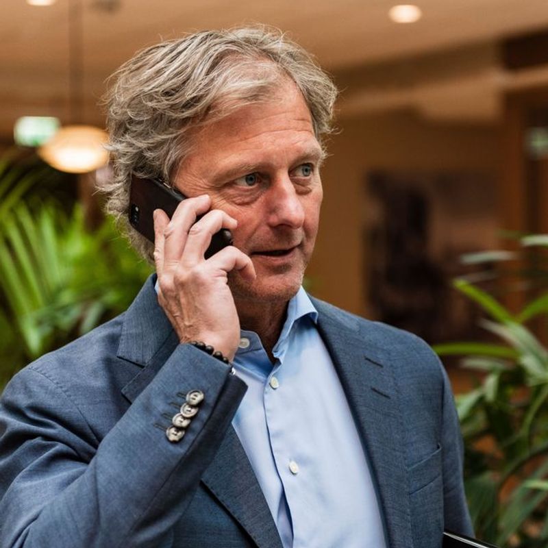Portrett av eiendomsmegler Christian Falkenberg