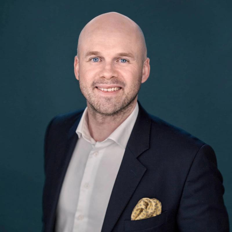 Portrett av eiendomsmegler Frode Larsen