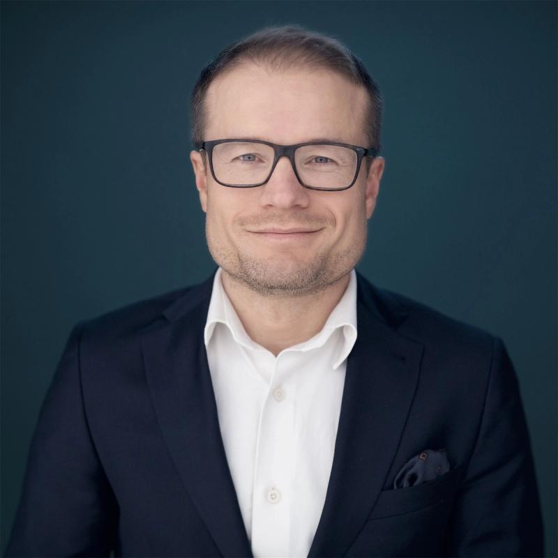 Portrett av eiendomsmegler Dan Christian Jensen