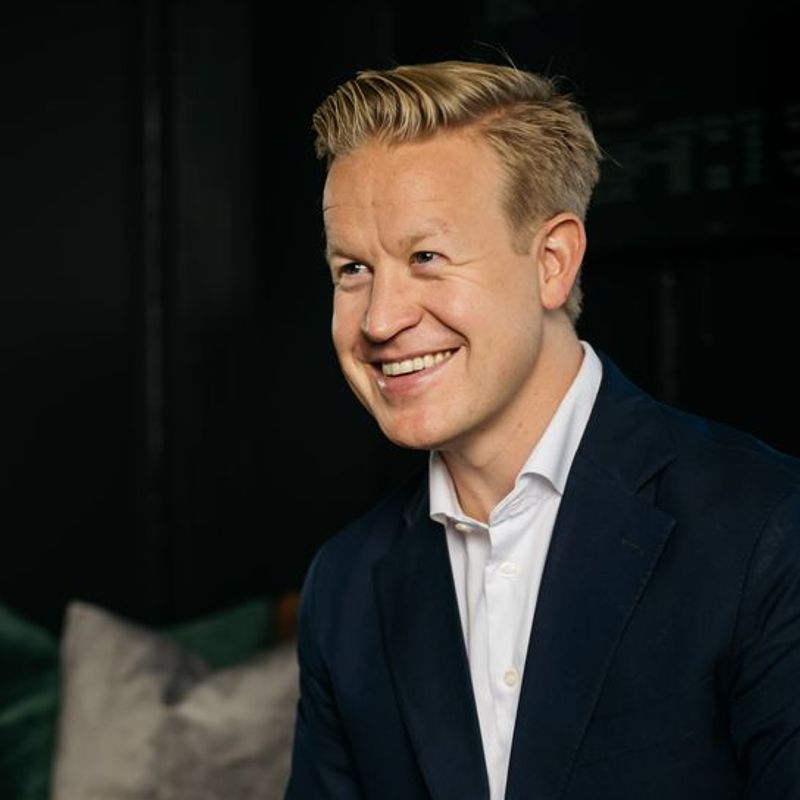Portrett av eiendomsmegler Marius Semmerud Berg