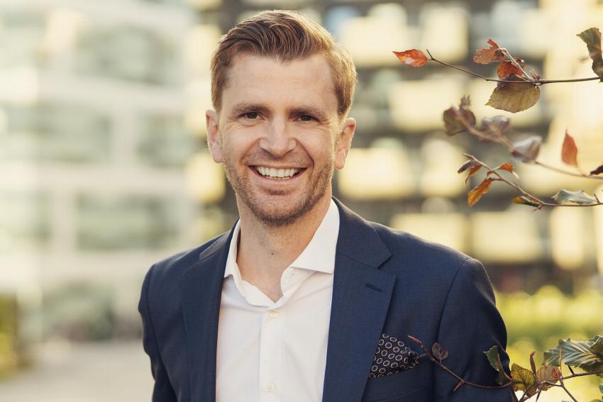 Portrett av eiendomsmegler Mats Lehmann