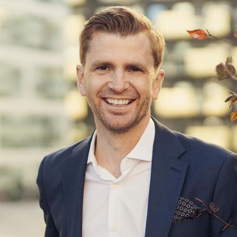 Portrett av eiendomsmegler Mats Lehmann
