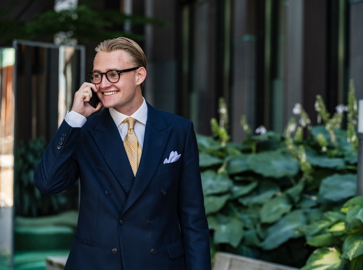 Portrett av eiendomsmeglerfullmektig Marius Sagen