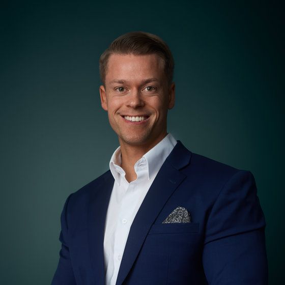Portrett av eiendomsmegler Jørn Marius Evensen