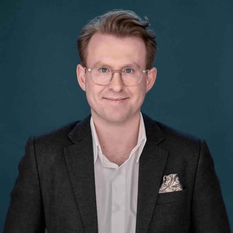 Portrett av eiendomsmegler Jacob Thorsen Koren