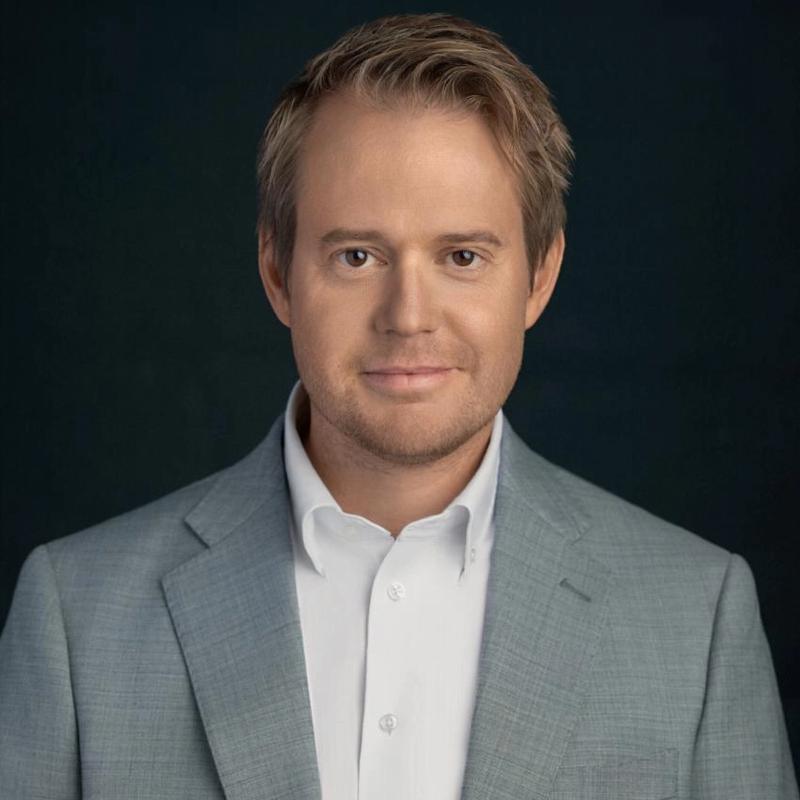 Portrett av eiendomsmeglerfullmektig Johan Alfredsson