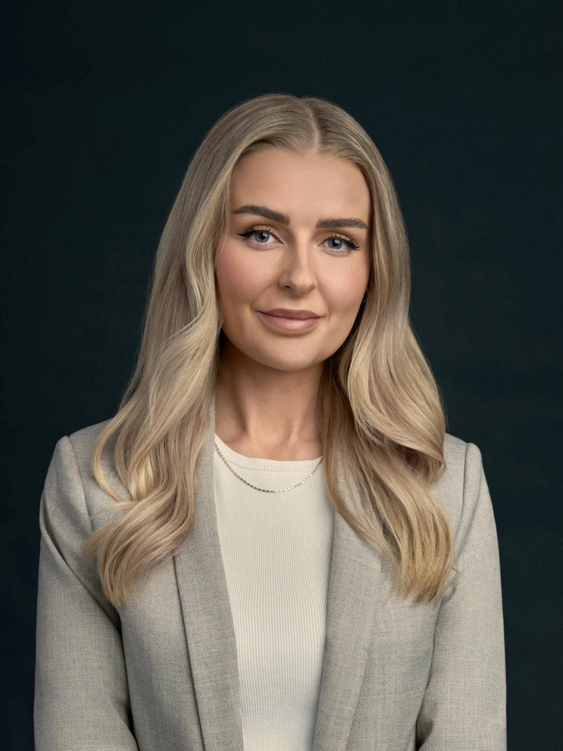 Portrett av eiendomsmegler Cecilia Johansen