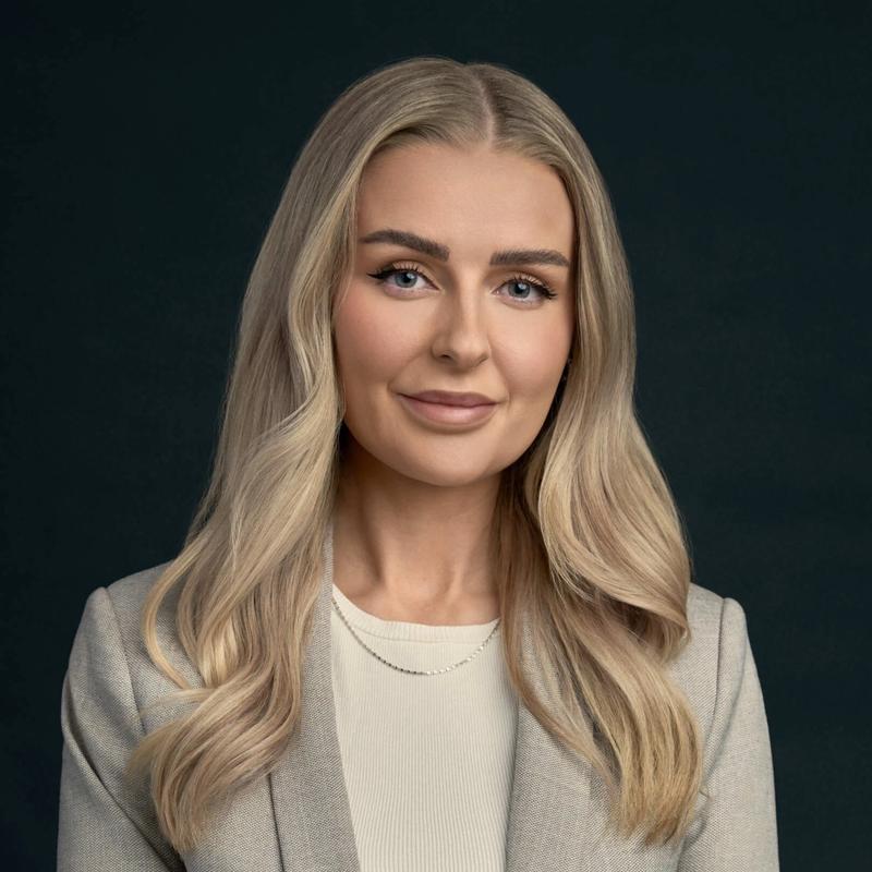 Portrett av eiendomsmegler Cecilia Johansen