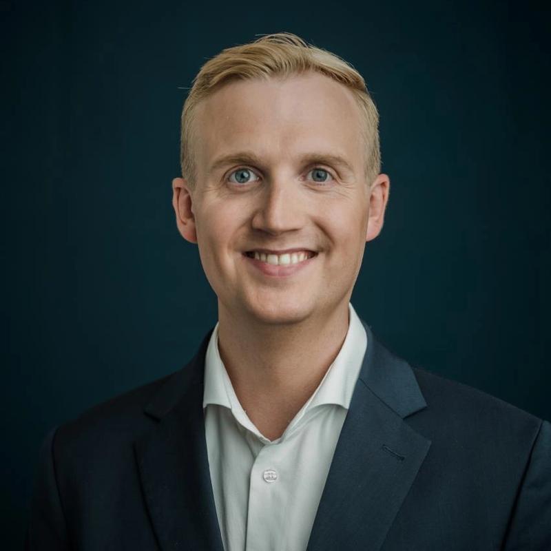Portrett av eiendomsmegler Daniel Berggren