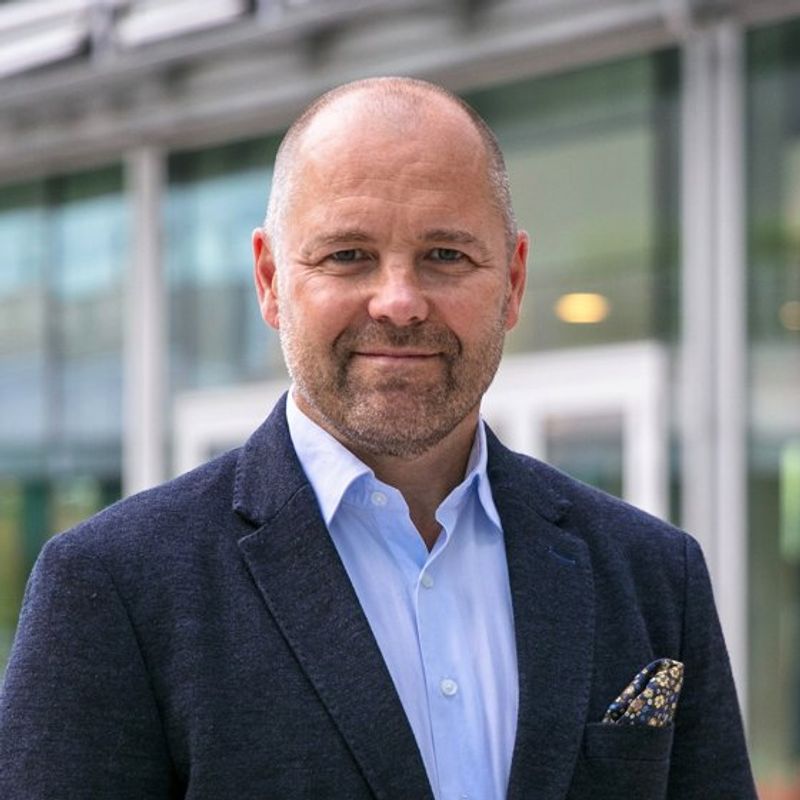Portrett av eiendomsmegler Stig Vesterheim