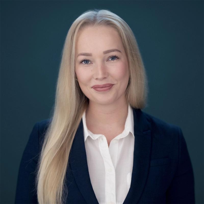 Portrett av eiendomsmegler Milla Johnsen