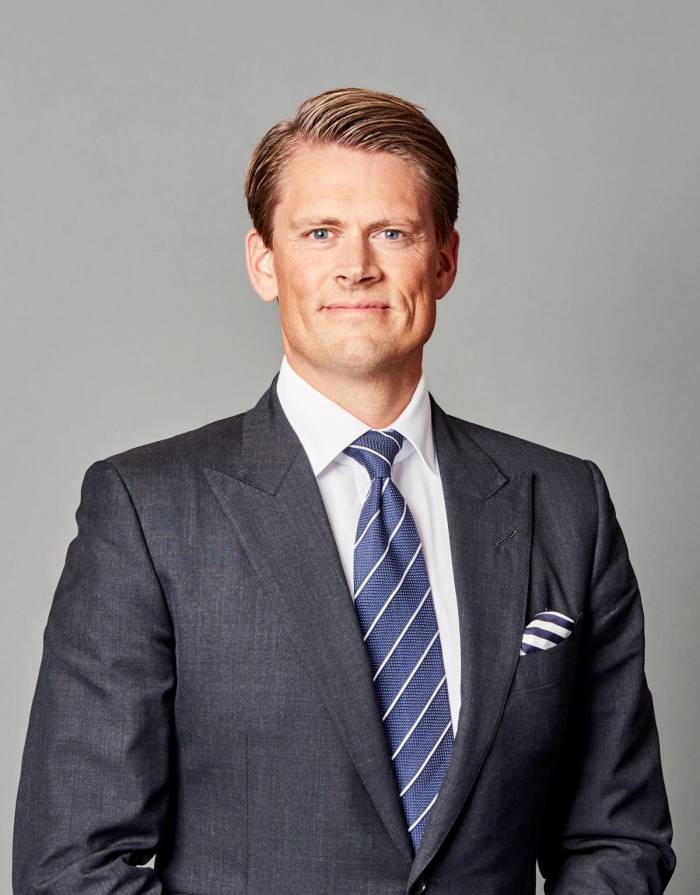 Portrett av eiendomsmegler Knut Dahl