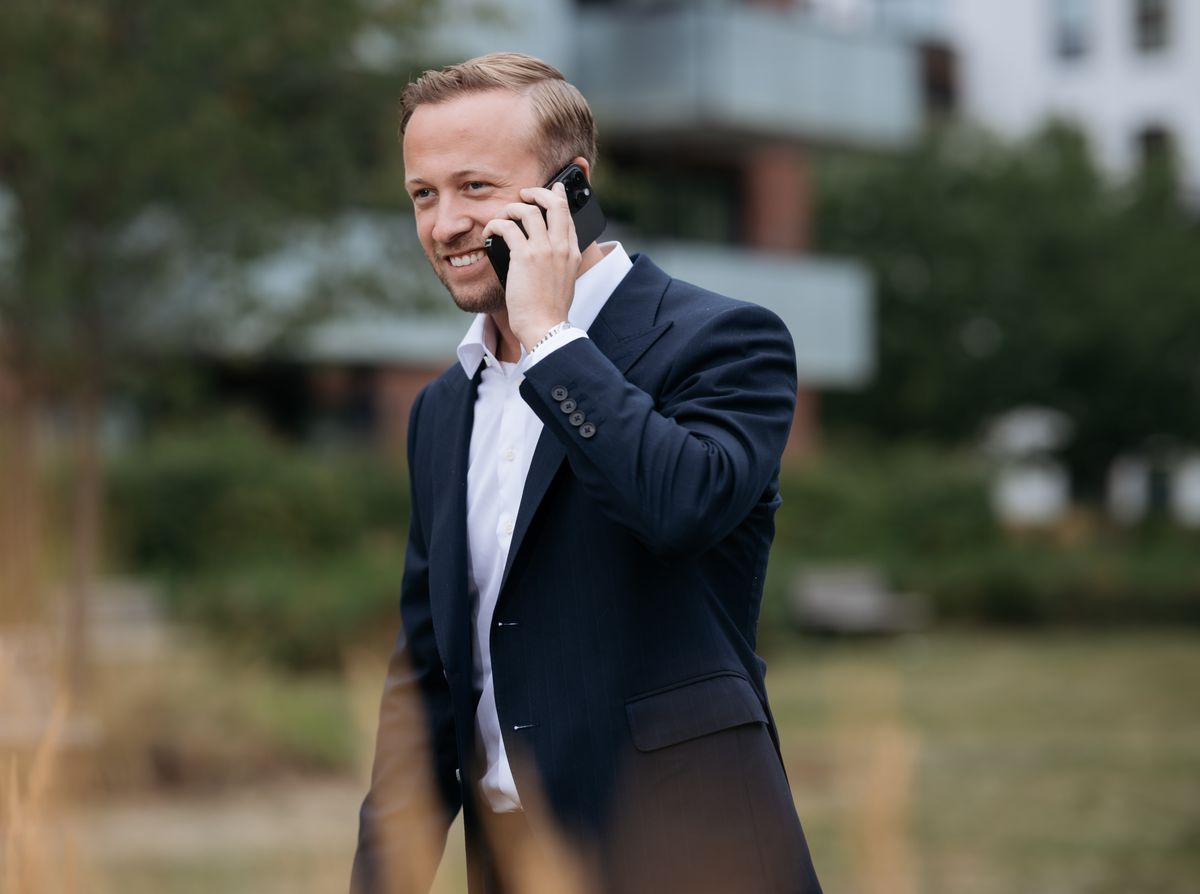 Portrett av eiendomsmegler Erik Ilseng