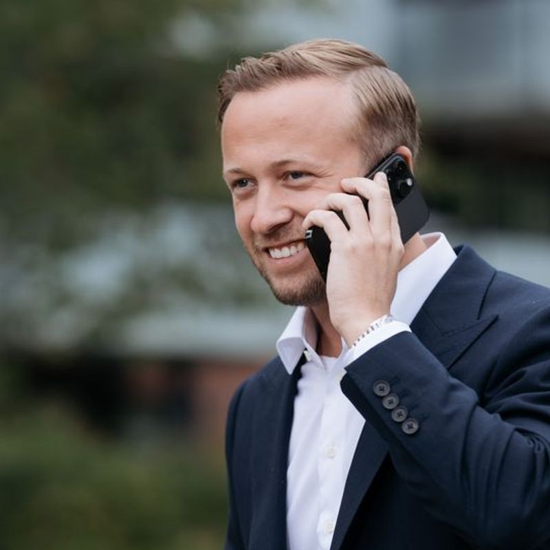 Portrett av eiendomsmegler Erik Ilseng