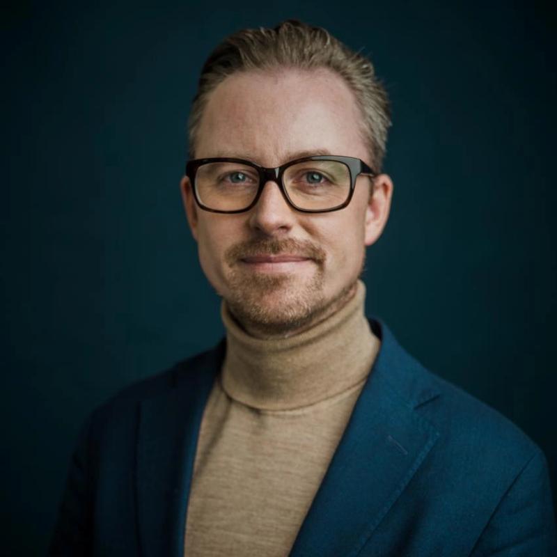 Portrett av eiendomsmegler Morten Melsom