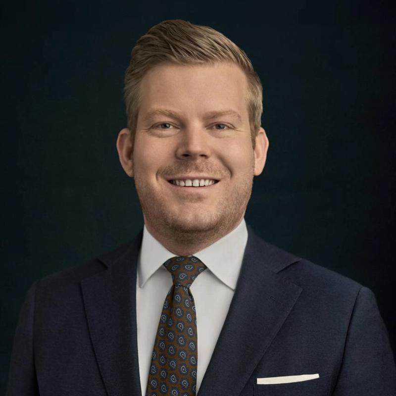 Portrett av eiendomsmegler Nicolay Ulvin